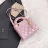 Bolso de Hombro para Mujer Estilo Hilo de Bordar de Moda 2025, Bolso de Mano Mini Simple para el Trabajo, Bolso Cruzado Elegante y Femenino