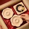 Bandeja de Exibição de Joias Bandeja de Suporte de Pulseira de Madeira Suporte de Exibição de Pulseira de Vidro Bandeja DIY para Pulseiras Base de Exibição de Joias
