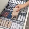 Caja de Almacenamiento para Ropa Interior con Compartimentos para Calcetines, Cajón tipo Organizador para Ropa del Hogar, Caja de Almacenamiento para Ropa Interior en el Armario
