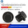 Tampão de tubo de óleo hidráulico aço carbono sextavado externo com flange tampão ponto sextavado externo tampão de óleo galvanizado