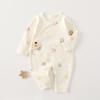 Categoría a Traje de Algodón Puro de Alta Calidad para Recién Nacido con Piernas Largas para Gatear Traje de Mariposa Otoño e Invierno Mono Cálido Sudadera con Capucha sin Costuras Traje Base