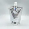 Bolsa con Boquilla de Papel de Aluminio de Agua Rica en Hidrógeno 350ml Agua de Hidrógeno Bolsa de Empaque de Papel de Aluminio Sellada por los Cuatro Lados Bolsa Compuesta para Agua Potable