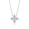 Collar Colgante de Cadena Larga Estilo Coreano En Stock Versátil Transfronterizo Simple Moda Plata S925 Moissanita Estilo Yis Verano para Mujeres