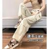 Pantalones cargo de secado rápido para mujer 2023 verano delgados de cintura alta con cordón en la pierna pantalones de senderismo casuales americanos harem pantalones deportivos