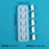 Molde de silicona para chocolate, molde de epoxy de 10 cavidades para hueso de nudillo de oveja, molde para cubitos de hielo, molde para llavero de colgante
