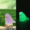 Ornatos Criativos para Micro-Paisagismo de Animais Pássaros de Cabeça Baixa, Cola de Creme, Resina Luminosa DIY Mini Acessórios