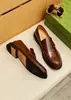 1:1 Etiqueta Original Caixa Original Sapatos Sociais Masculinos Europeus em Couro Genuíno com Fivela Marca g Sapatos de Couro Formais para Negócios Sapatos Masculinos