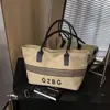 Bolsa de Lona Listrada Transfronteiriça Feminina Grande Capacidade 2025 Nova Outono e Inverno Versátil Bolsa Transversal Casual Bolsa Tote para Estudantes Universitários
