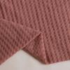 Jacquard Stretch Tecido Verão Feminino Cross Rib Abacaxi Gauge Super Soft Waffle Tecido de Malha