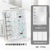 Almacenamiento de Uñas Fresco y Elegante con Doble Cremallera Seleccionado Cuidadosamente Libro Transparente de PVC para Colección de Uñas Álbum de Mini Almacenamiento Desmontable de Hojas Sueltas