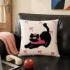 Almofada Decorativa Newins Dopamina Fofa Bordada para Quarto Almofada de Sofá Almofada de Cabeceira Almofada de Apoio Lombar Capa de Almofada para Encosto (Inserção de travesseiro não incluído)