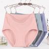 Cintura alta Plus Size Roupa interior para meninas gordinhas Algodão feminino Shorts femininos de meia-idade e idosos Cuecas sem costura de meia-idade Algodão puro