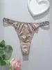 Pantalones T de Moda al por Mayor Ropa Interior Sexy Estilo Europeo y Americano Venta al por Mayor Transfronteriza de Baja Cintura Pura Deseo de Corte Alto Calzones Blancos