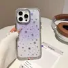 Capa de Celular Estrela de Diamante Laser Dupla Face Adequada para Apple 16Promax High-End 15 Furos Grandes 12 Tendência Capa Protetora