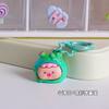 Llavero con colgante de muñeca oceánica de colores, diseño tridimensional de animales, de resina Haibao, para pareja, mochila escolar, joyería colgante