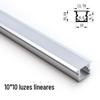 Luzes de Linha 10*10 Luzes Embutidas para Guarda-roupa Luzes para Armário de Vinho Luzes para Armário Luzes para Armário de Sapatos Luzes Pendentes para Armário Luzes de Armário de Exposição em Tira