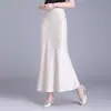 Nova Saia Cauda de Peixe Elegante e Moderna Estilo Chinês 2026 Saia Elegante Justa ao Corpo que Molda o Quadril Nova Saia Feminina de Cintura Alta para Primavera e Verão