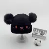 Chapéus Infantis, Gorros de Lã Tricotados para Bebês, Outono e Inverno Meninos e Meninas, Chapéu Cachecol de Orelha com PomPom Quente para Bebês para Crianças