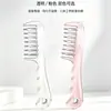 Peine de Cristal Mino Dispensador de Líquido Transfronterizo para el Cuidado del Folículo Piloso, Masaje del Cuero Cabelludo y Aplicación de Medicamentos, Herramienta Portátil para el Cuidado del Cabello para Uso en Casa