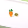 Broche original de aleación con diseño de dibujos animados, con forma de caballo con púas, hebilla de mariposa, pequeño animal, fruta, panda, decoración de ropa, insignia