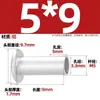 GB873 remache de aluminio cabeza plana grande remache semitubular cabeza semirredonda remache hueco cabeza redonda M2M2.5M3M4M5M6