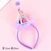 Diadema Corona Tiara de Cumpleaños de Celebridad de Internet Sombrero de Cumpleaños de Malla Sombrero de Pastel de Fiesta de Princesa para Niña Decoración Festiva Diadema Sombrero de Pastel