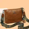 2026 Nueva Bolso de Hombro Transfronterizo Simple y Elegante, Bolso Cruzado Elegante con Correa Ancha para el Hombro, Bolso para Mamá, Bolso Cuadrado Pequeño para el Trabajo