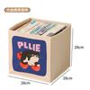 Caja de Almacenamiento Plegable de Dibujos Animados Multifuncional para Artículos Varios de Dormitorio Caja de Almacenamiento de Juguetes Gran Capacidad Caja de Almacenamiento para Snacks y Libros