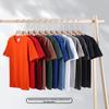 Atacado 180g200g algodão penteado camiseta manga curta versão personalizada tamanho grande camisa publicitária macacão logo palavra impressa personalizada