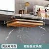 Armário de Parede de Cozinha Suporte Pendurado para Tampas de Panela Organizador Suporte de Armazenamento Multiuso Suporte de Armazenamento para Tábua de Corte Cabide Divisor de Armário