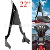 Modelo Nuevo Transfronterizo Adecuado para Harley Road King Negro 22 pulgadas Respaldo de Liberación Rápida 1997-2008