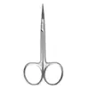 Tijeras Oftálmicas Médicas de Acero Inoxidable al por Mayor, Parche de Belleza para Doble Párpado, Tijeras Curvas, Tijeras para Recortar Cejas de Belleza, Tijeras para Sutura Quirúrgica