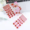 Pegatinas Brillantes para el Día de San Valentín, Pegatinas para el Día de San Valentín, Pegatinas de Polvo Dorado, Pegatinas de Corazón, Pegatinas DIY con Logos Impresos Personalizados