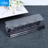 4 Grain Cake Roll Transparent Blister Box Happy Taste Swiss Roll Baking Packaging Pastelaria West Point Dessert Box