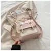 Nova Mochila Coreana Fofa 2025 Simples e Versátil Estilo Estrangeiro Nicho Estilo Comutador Faculdade Bolsa Feminina Bolsa Transversal