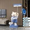 Decoração de piso criativa Lucky Cat, salão de exposições da loja Shangchao, decoração de boneca grande, sala de estar transferida para uma nova residência