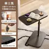Marco de Cama con Altura Ajustable y Estantes Móviles de Almacenamiento, Mesa Lateral, Mesa de Café con Almacenamiento, Marco de Cama Sencillo, Mesita de Noche, Mesa Lateral, Marco de Cama
