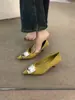 Zapatos Elegantes de Punta Fina Negros de Gama Alta para Mujer para Otoño, Tacones de Aguja de Estilo Francés para el Trabajo, Zapatos de Abuela para la Noche