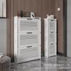 Armário de Sapatos Econômico e Compacto para Cantos de Dormitório, Armário Organizador de Sapatos com Porta, à Prova de Poeira, para Apartamentos Pequenos, Montado na Parede