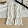 Cubiertas de Calcetines Apilables al por Mayor de Acheng para Mujer, Calcetines de Pantorrilla Otoño e Invierno, Estilo JK, Adecuados para Zapatos Birkenstock, Calentadores de Piernas Cálidos y Engrosados, Calcetines Blancos