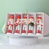 Quebra-Nozes Soldado Marionete Tambor 13cm Decoração de Natal Britânica Fábrica Direta Presente de Feriado Pingente
