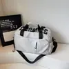 Bolsa de Viagem de Grande Capacidade Feminina Portátil Moderna de Viagem Leve Bolsa Esportiva de Fitness Bolsa de Armazenamento para Curta Distância Mala de Viagem
