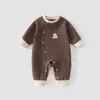 Mameluco de Otoño para Bebé Recién Nacido, Conjunto de Mariposa de Otoño para Bebé, Ropa Cálida para el Hogar para Niños y Niñas, Ropa Infantil Anyang