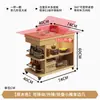 Carrito de Mesa de Café Multifuncional Pequeño Móvil para Apartamentos Pequeños, Uso en Casa, Mesa Lateral para Sofá de Sala de Estar con Almacenamiento