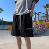 Fabricante Transfronteiriço Bordado Casual Novos Shorts Masculinos de Verão Calças de Comprimento Médio Largas Tendência Marca Esportiva Calças Tendência