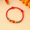 2026 Nueva Cuerda de Colores Pulsera DIY Pulsera Infantil Paz Zongzi Cuerda Roja Accesorios del Festival del Bote del Dragón Venta al por Mayor