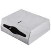 Caja de pañuelos de acero inoxidable 304, caja de pañuelos de pared con cerradura, caja de rollo de papel grande, transfronteriza