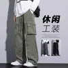 Pantalones de trabajo para hombre, pantalones verde militar de primavera y otoño, pantalones gruesos de leñador, pantalones casuales rectos para hombre