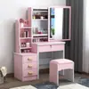 Mesa de maquillaje minimalista moderna mesa de tocador multifuncional tocador simple popular mesa de tocador mini pequeña para apartamento