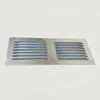 Ventilador de Rejilla de Acero Inoxidable Hierro Aleación de Aluminio Ventilación Pasante Campana Extractora Disipación de Calor Ventilación Placa de Rejilla Perforada a Prueba de Lluvia